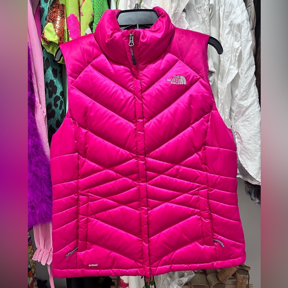 North Face Pink Vest